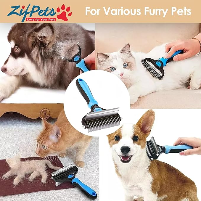 Grooming Brush Dog & Cat, pets, Dog grooming, Cat grooming kit, Premium, Get 7 Products with the purchase of a spectacular dual-function brush