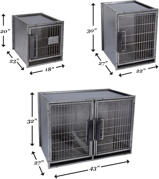 ProSelect Large Modular Kennel Cage Graphite
