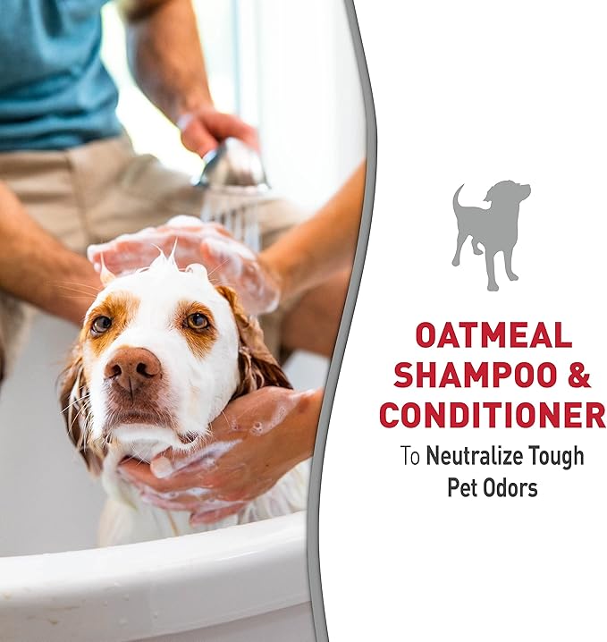 Nature's Miracle Nature’s Miracle Oatmeal Shampoo & Conditioner for Dogs, 32 Oz, Pistachio Cream Scent