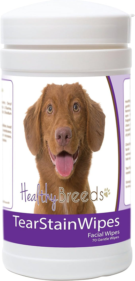 Healthy Breeds Nova Scotia Duck Tolling Retriever Tear Stain Wipes 70 Count