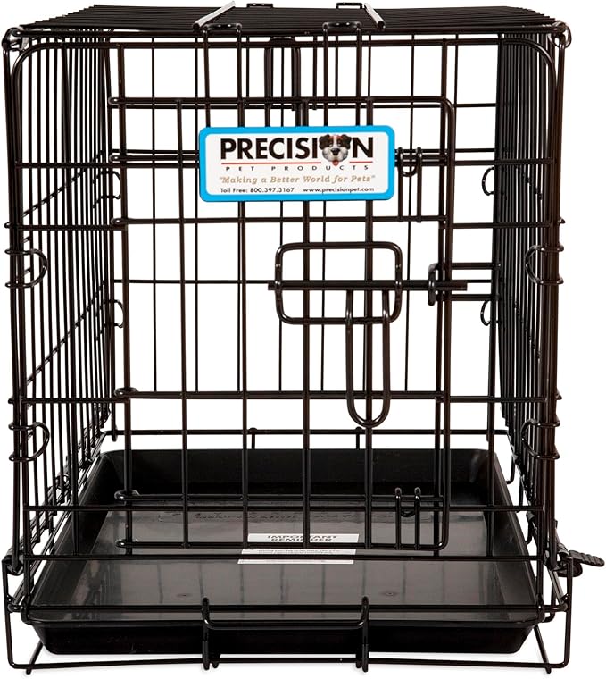 Precision Pet Products One Door Provalue Wire Dog Crate, 19 Inch, For Pets Up To 15 lbs, With 5-Point Locking System