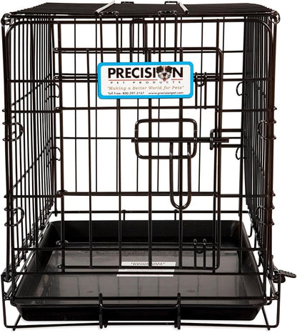 Precision Pet Products One Door Provalue Wire Dog Crate, 19 Inch, For Pets Up To 15 lbs, With 5-Point Locking System
