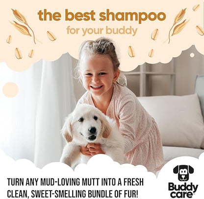 Oatmeal Dog Shampoo Shampoo for Dogs with Irritated Skin | Relieving and Rehydrating | with Aloe Vera and Pro Vitamin B5 (16.90oz)