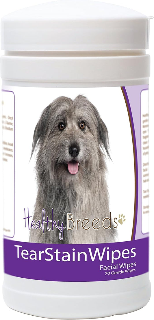 Healthy Breeds Pyrenean Shepherd Tear Stain Wipes 70 Count