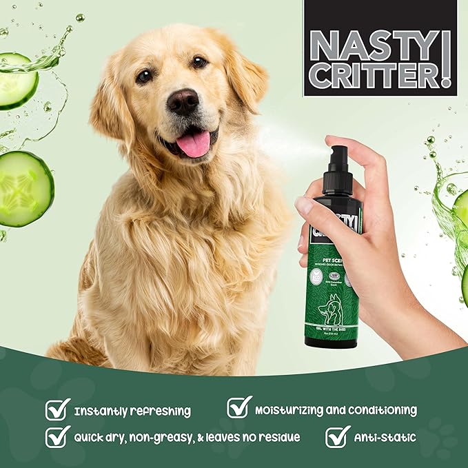 NASTY CRITTER! Pet Scent 8 Oz - for Cats and Dogs - Made in USA