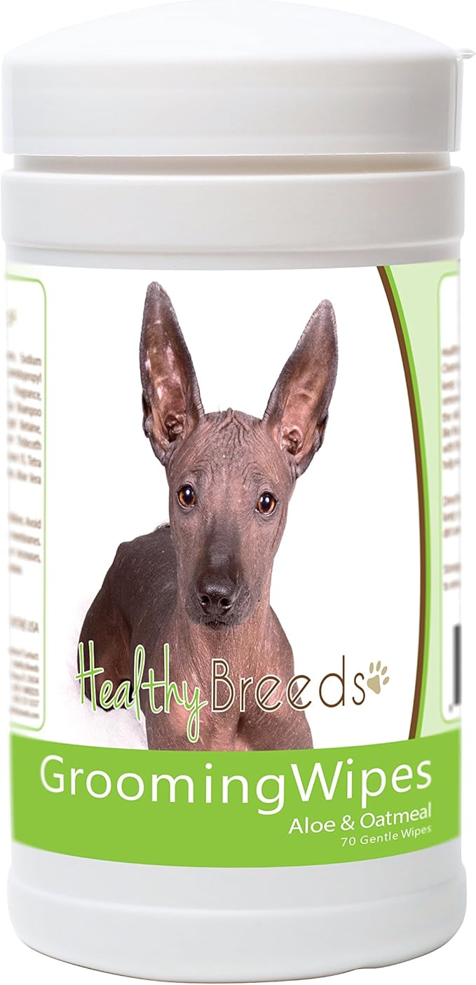 Healthy Breeds Xoloitzcuintli Grooming Wipes 70 Count