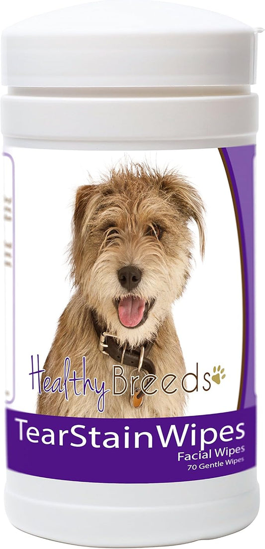 Healthy Breeds Mutt Tear Stain Wipes 70 Count