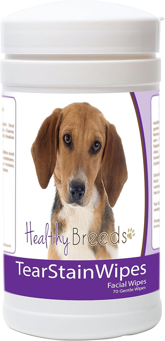 Healthy Breeds Harrier Tear Stain Wipes 70 Count