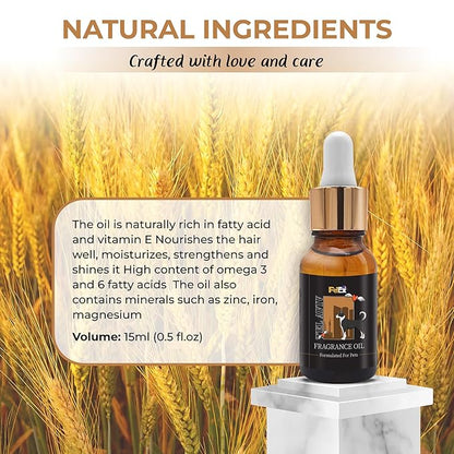 Petex Premium Pet Fragrance Oil | Ultra Premium Natural Pet Care with Dead Sea Minerals | Dog Perfume Fragrance Oil Long Lasting Scent | Natural Pet Cologne - Suitable for Dogs and Cats (Tel Aviv)