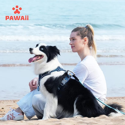Pawaii Dog Harness for Small Dogs, Dog Harness with Pet ID Tag, No Choke Dog Harness, Adjustable Soft Padded Pet Vest with Easy Control Handle