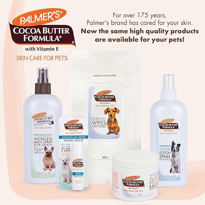Palmer's for Pets Coconut Oil Refreshing Wipes for Puppies - Palmers Puppy Wipe for Gentle Grooming, 100 Count