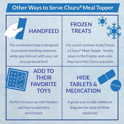 INABA Churu Meal Topper for Dogs, Complete & Balance, Creamy, Lickable Purée Dog Food Topper, 0.5 Ounce Tube, 24 Tubes (4 per Pack), Chicken with Pumkpin Recipe