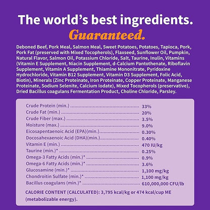 Dry Dog Food, Grain Free Red Meat Recipe, Puppy Formula, 10lb