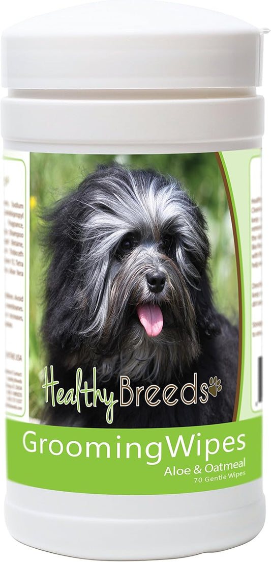 Healthy Breeds Lowchen Grooming Wipes 70 Count