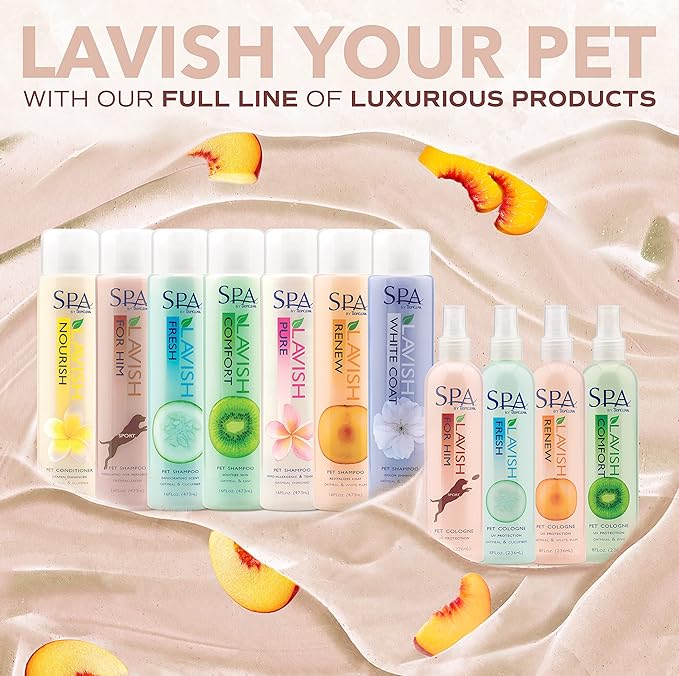 TropiClean SPA For Him Male Dog Cologne Spray Long Lasting | Sporty Scented Dog Deodorizing Spray | Naturally Derived Salon Grade Ingredients | Made in the USA | 8oz