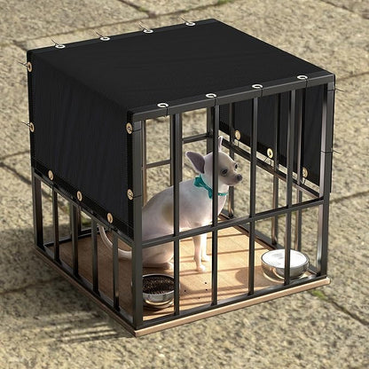 ColourTree 9' x 30' Black Custom Size Shade Cloth with Grommets - 90% Sunblock, Durable Mesh Fabric Tarp for Dog Kennel Cover, Fence Privacy Screen, Greenhouse, Chicken Coop & Pet Playpen