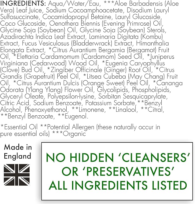 PRO Dog Shampoo No. 2 - Grapefruit, Bergamot and Ginger - Made in UK Natural Pet Care by Andrew Cooper - 10.2 fl oz (Dilutes to 2.6 gallons)