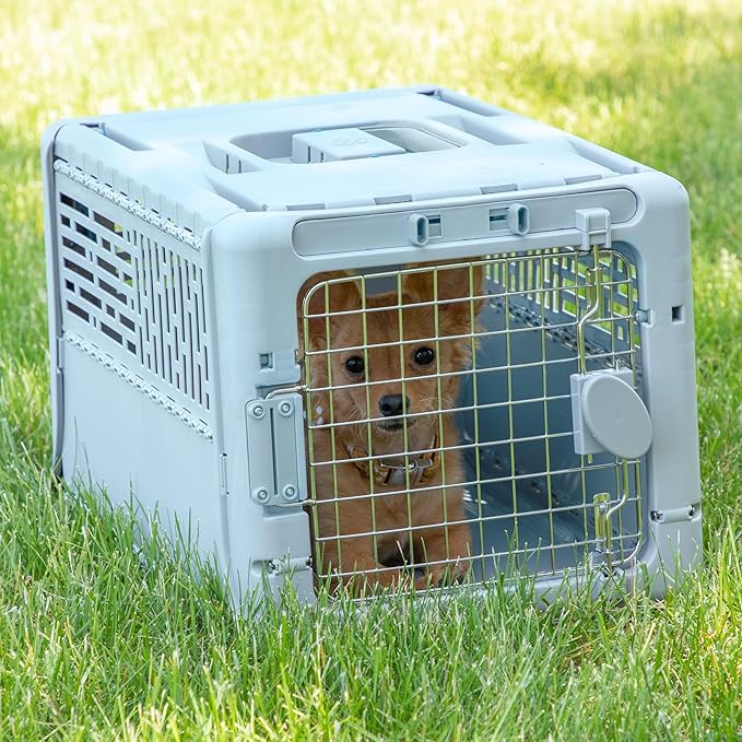 SportPet Designs Collapsible Pet Kennel, 19" X-Small (Blue)