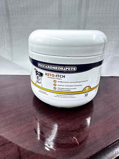 Keto-Itch Relief Antibacterial and Antifungal Wipes 50CT
