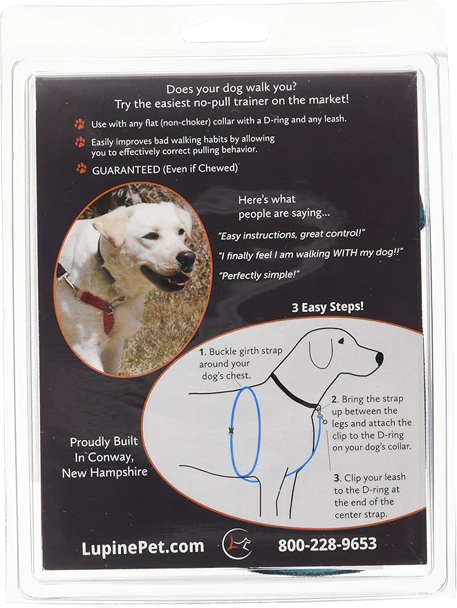 LupinePet Originals 3/4" Wet Paint 16-26" No Pull Harness for Small-Medium Dogs