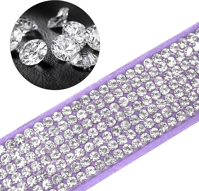 Diamond Large Dog Collar Bow, Rhinestone Dog Collar with Bow tie, Female Cat Collars Crystal Jeweled Bling Sparkling Glitter for Small Medium Large Dogs,Blue,XXL