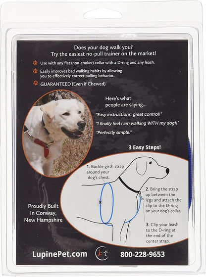 LupinePet Originals 3/4" Dapper Dog 16-26" No Pull Harness for Small-Medium Dogs