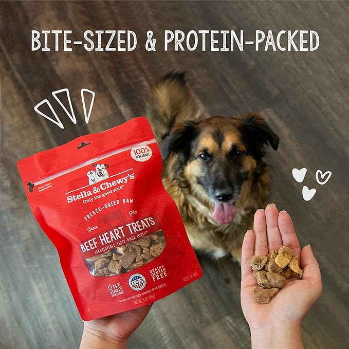 Stella & Chewy's Freeze-Dried Raw Single Ingredient Lamb Liver Treats, 3 oz. Bag