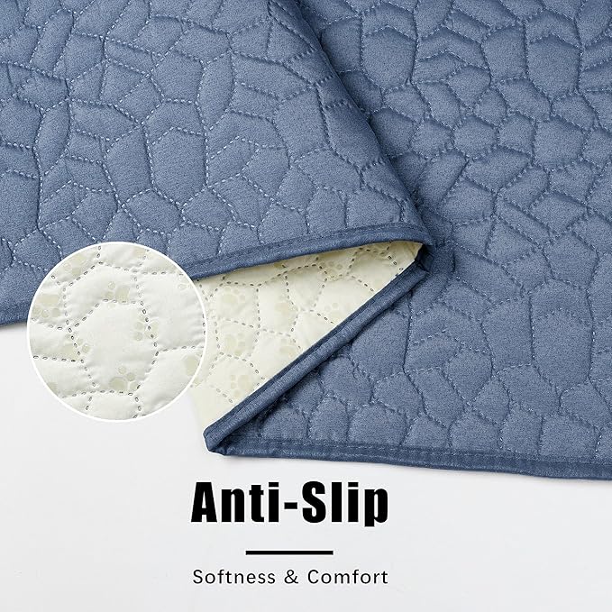 Waterproof Dog Blanket, Washable Anti-Slip Pet Couch Covers for Sofa,Pet Hair Resistant Blankets Bed Chair Furniture Couch Protector for Dogs-82x102,Blue