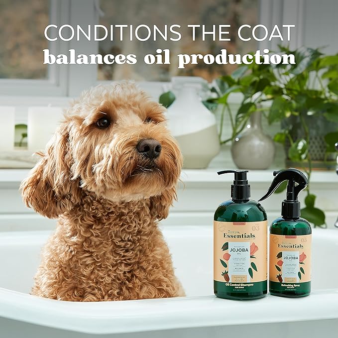 TropiClean Essentials Jojoba Oil Cologne & Deodorizing Spray | Condition The Coat | Balance Oil Production | Derived from Natural Ingredients