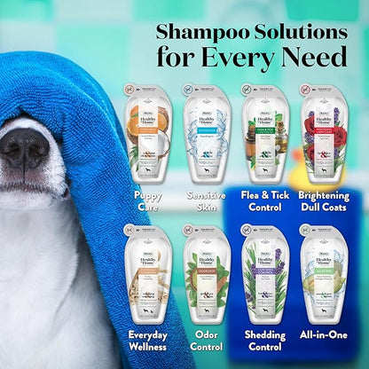 Wahl Professional Animal Healthy at Home Dog Shampoo - Plant Powered Grooming Shampoo - Odor Stop