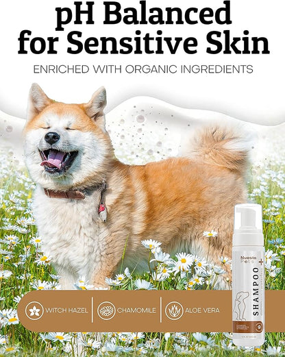 Pets Waterless No-Rinse Pet Shampoo | Soothing Hypoallergenic Gentle | time-Saving Stress-Free foaming Cleanser (3 8 fl oz Bottles Unscented)