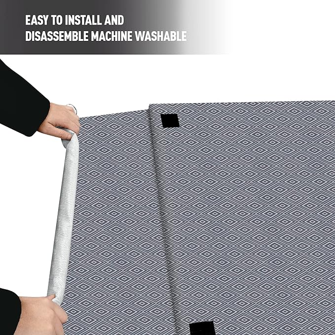 Dog Crate Cover for Wire Cages 30 Inch Indoor Breathable Polyester Pet Kennel Cover Machine Wash & Dry Double Door (Cover Only)