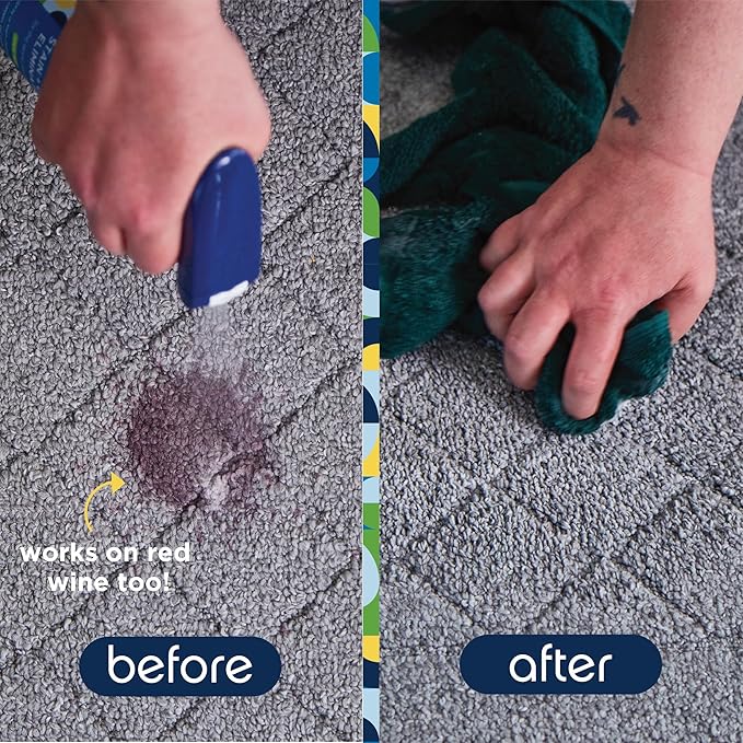 Pet Life Unlimited Foaming Stain + Odor Eliminator Spray Cleaner - Plant-Based Stain Removal - Two-Way Spray Applicator - Natural Juniper Leaf Scent - Made in the USA - 16 Ounce (Pack of 3)