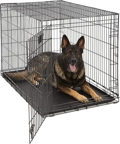 MidWest Homes for Pets Life Stages LS-1648 Single Door Folding Crate for X-Large Dogs(91 - 110lbs)