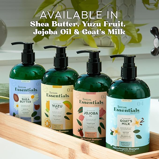 TropiClean Essentials Yuzu Fruit Cologne & Deodorizing Spray - Moisturize The Coat - Hydrate The Skin - Derived from Natural Ingredients