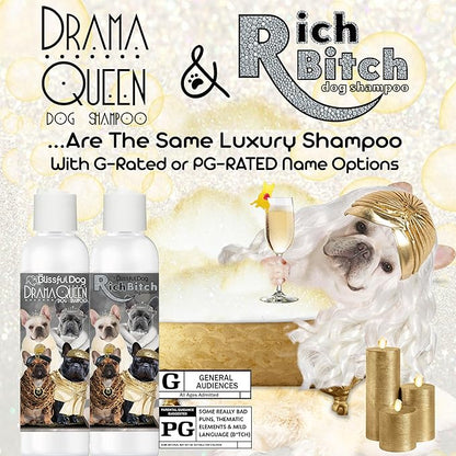 The Blissful Dog French Bulldog Drama Queen Dog Shampoo, 8 oz.