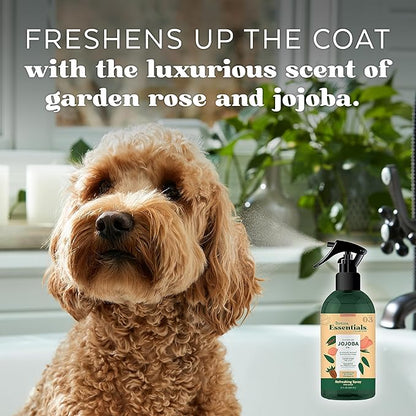 TropiClean Essentials Jojoba Oil Cologne & Deodorizing Spray | Condition The Coat | Balance Oil Production | Derived from Natural Ingredients