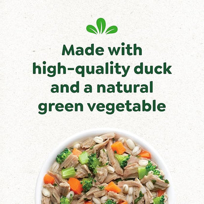 Greenies Smart Topper High Protein Wet Mix-in for Dogs, Duck, Broccoli, Carrots & Barley Recipe in Vitabroth™ Broth - Bone Broth + Vitamins E & B1, Pack of 10