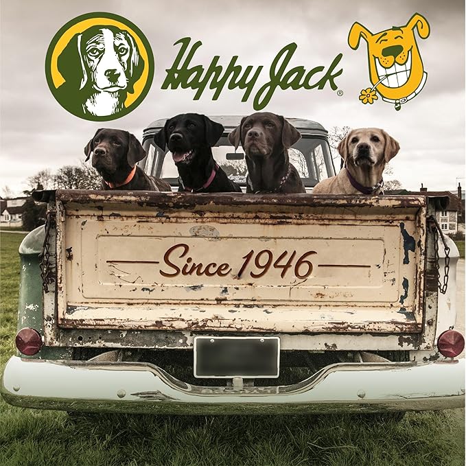 Happy Jack Itch No More Dog Itchy Skin Shampoo & Treatment (16 oz), Flea Bites, Allergies & Itch Relief, Stops Itching, Scratching & Gnawing on First Application for Healthy Dog Skin & Coat