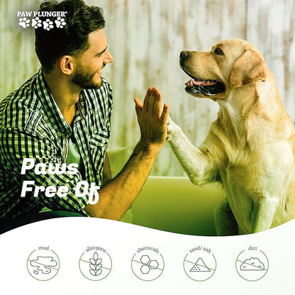 – Dog Paw Cleaner - Puppy Essentials - Portable Dirty Paw Washer - Ideal for Large Dogs - Black