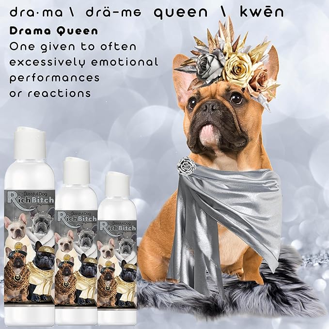 The Blissful Dog French Bulldog Drama Queen Dog Shampoo, 8 oz.