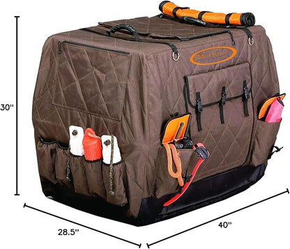 Mud River Dixie Kennel Cover, Brown, Medium