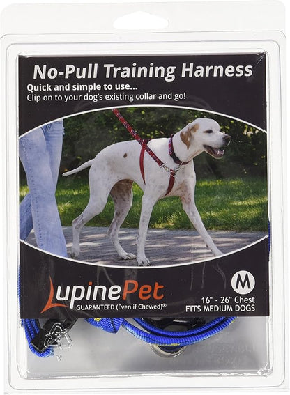 LupinePet Originals 3/4" Dapper Dog 16-26" No Pull Harness for Small-Medium Dogs