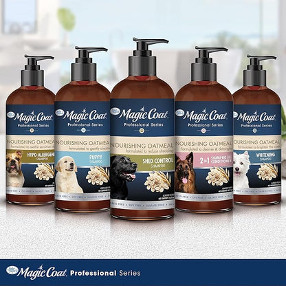 Four Paws Magic Coat Professional Series Nourishing Oatmeal De-Shedding Dog Shampoo, 16 oz.