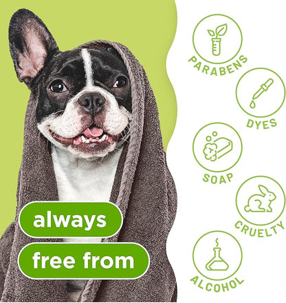TropiClean Deodorizing Dog Shampoo for Smelly Dogs, Powerful Odor Control, Puppy Safe, Made in the USA, Aloe & Coconut Scent, Cat Friendly, 20oz.
