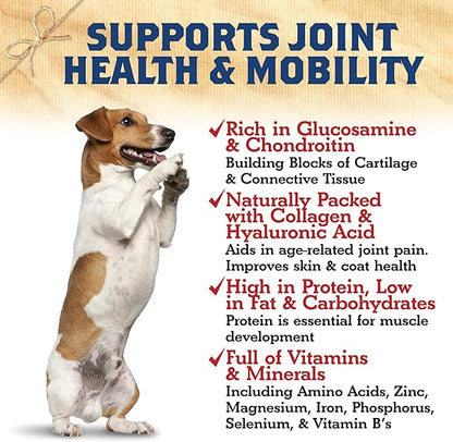 Turkey Tendons for Dogs Made in USA, Raised in USA, All-Natural Dog Chews for Small Dogs, Dog Snack for Large Dogs, Single-Ingredient Treat, Healthy No Hide Dog Chews (8 oz)