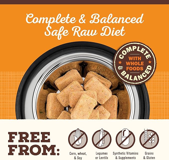 Primal Freeze Dried Dog Food Nuggets, Beef; Complete & Balanced Meal; Also Use as Topper or Treat; Premium, Healthy, Grain Free, High Protein Raw Dog Food, 14 oz (Pack of 4)